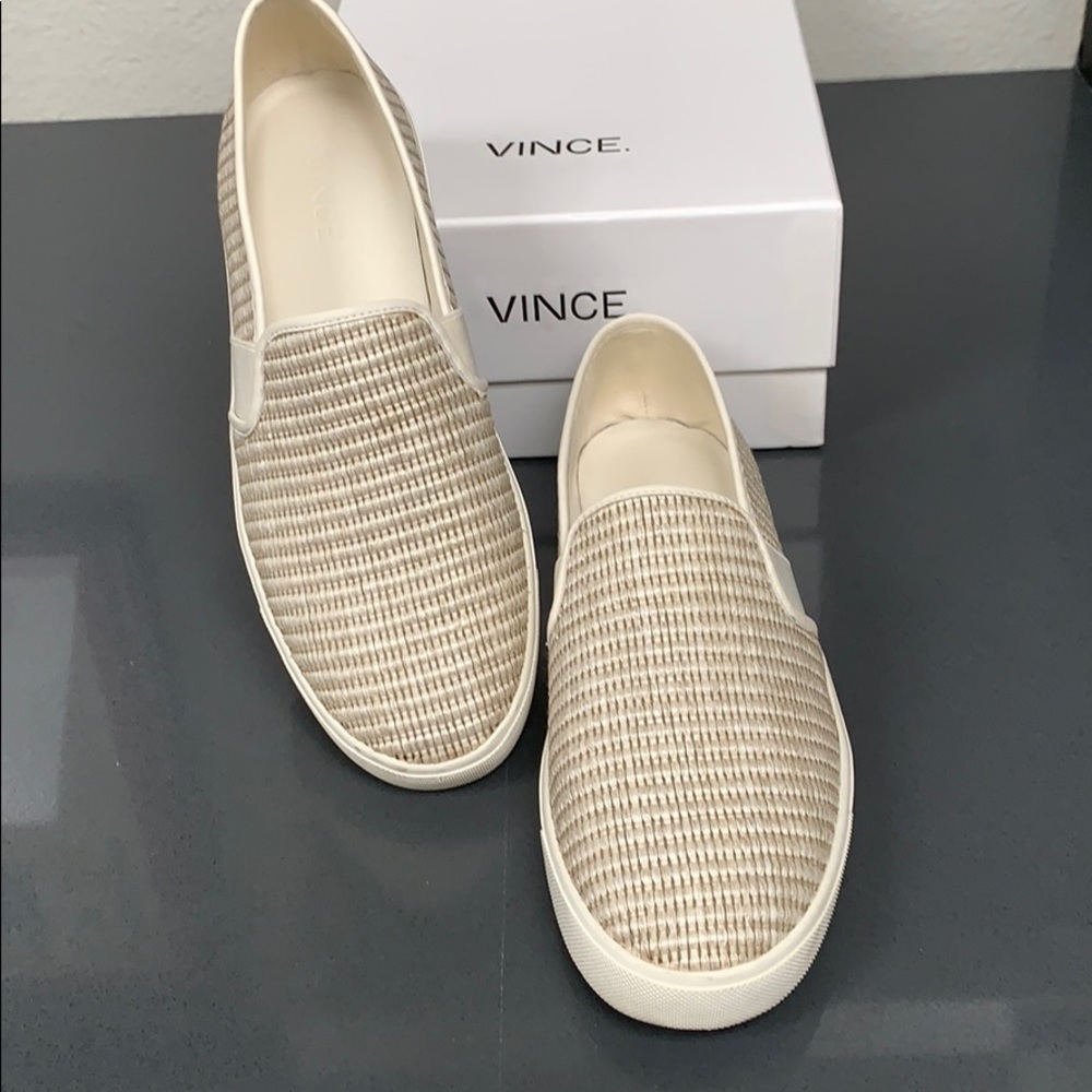 Vince slip on size 8. Slightly worn with box